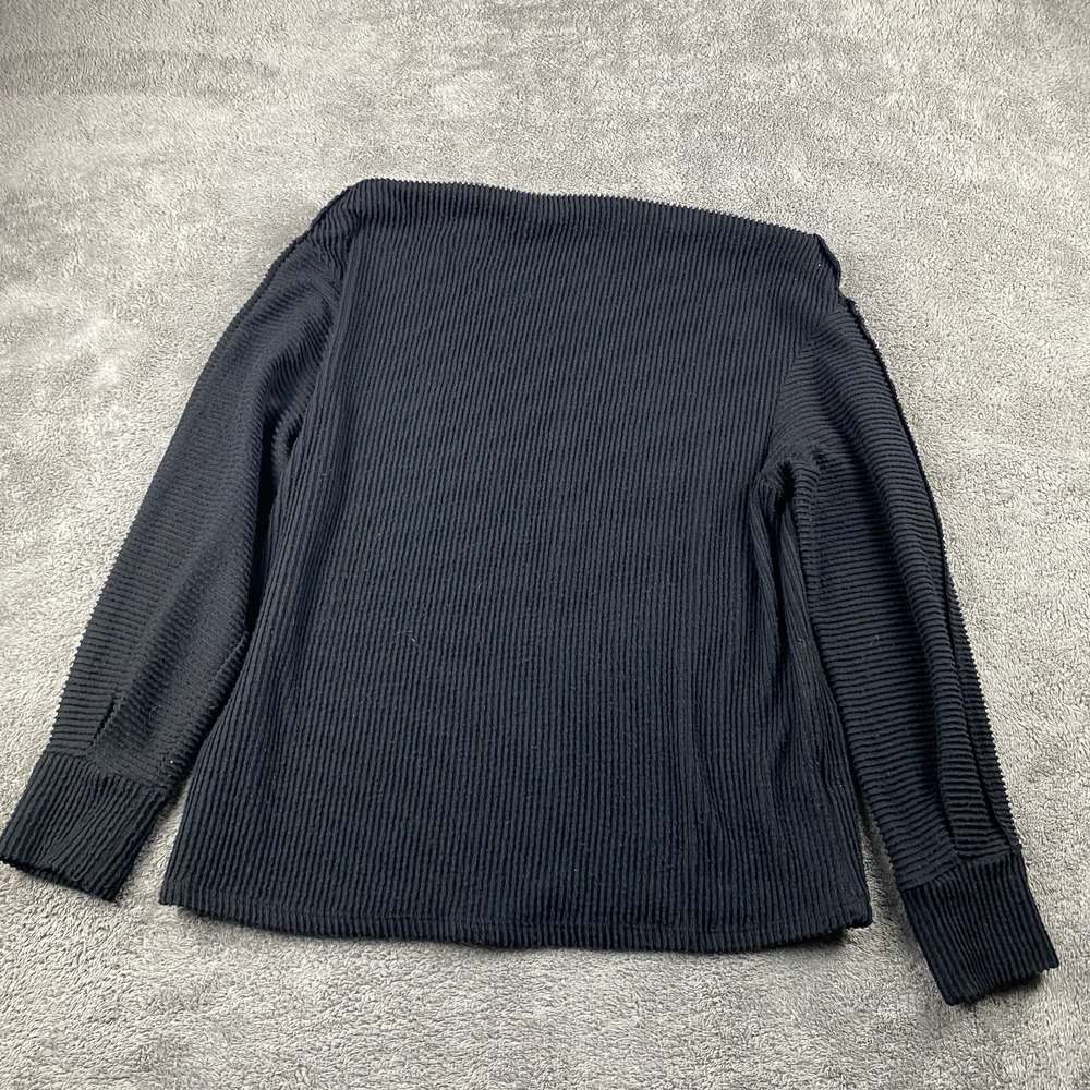 Gibsonlook Knit Long Sleeve‎ Top Womens Black Small